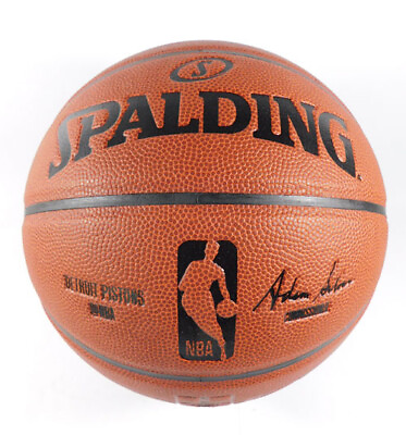 #ad 2019 20 Andre Drummond Pistons Signed NBA Spalding Auto Panel Basketball AUTO $34.99