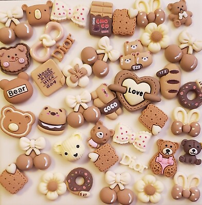 #ad Brown and Cream Diy Charms $15.00