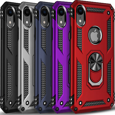 #ad For iPhone XR XS XS Max Phone Case Cover Shockproof Tempered Glass Screen Guard $7.99