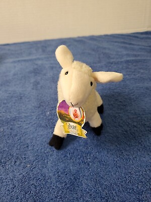 #ad GUND Babe the Sheep Pig MAA THE SHEEP 6quot; Bean Bag Stuffed Animal 1998 NEW $9.99