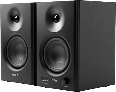 #ad MR4 Powered Studio Monitor Speakers 4quot; Active Near Field Monitor Speaker Blac $185.99