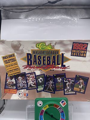 #ad Major League Baseball 1992 Collectors Edition Classic Board Game 200 1992 CARDS $29.95