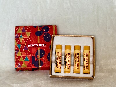 #ad Burt#x27;s Bees Beeswax Lip Balm w Vitamin E amp; Peppermint ALL NATURAL Set of 4 $14.05