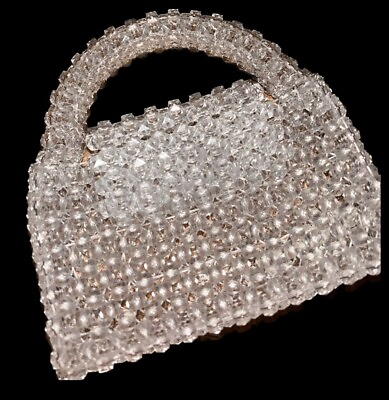 #ad Ladies Beaded Bag Handmade Handbags Women Bag Clutch Weave $110.00