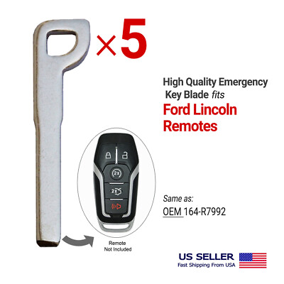 #ad 5x High Security Emergency Insert Blade aftermarket for Ford Lincoln 164 R7992 $12.45