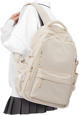#ad Lightweight Backpack for Women Large Laptop Travel Backpack Casual Daypack $56.20