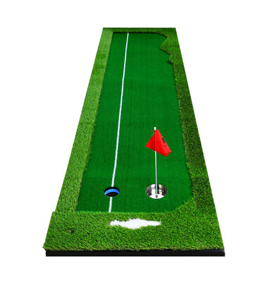 #ad TECHTONGDA Golf Putting Green Indoor Outdoor Practice Training Mat 2.5ft*9.8 ft $196.46