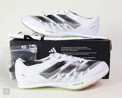 #ad NEW Adidas Adizero Prime SP2 White Athletic Track Spikes IE5485 Men#x27;s Size 6 8 $224.99