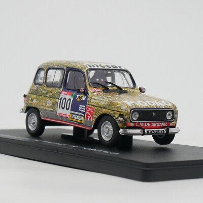#ad Ixo 1:43 Renault 4 GTL Rallye Portugal Diecast Car Model Metal Toy Vehicle $20.00