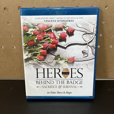 #ad HEROES BEHIND THE BADGE: SACRIFICE amp; SURVIVAL BLU RAY Free Shipping $8.55
