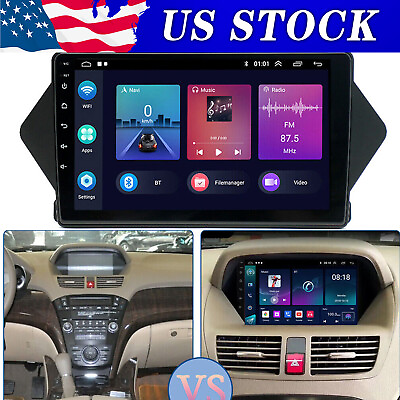 #ad For Honda Acura MDX 2007 2013 Android 13 Car Stereo Carplay Player GPS Radio $184.99