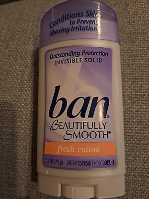 #ad Ban Invisible Solid Beautifully Smooth Fresh Cotton Solid discontinued $3.50