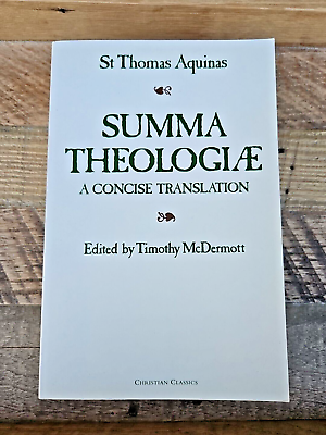 #ad Summa Theologiae : A Concise Translation by Thomas Aquinas Ed. T McDermott PB $19.97