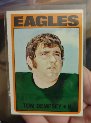 #ad 1972 Tom Dempsey Topps Proof Card #175 $29.99