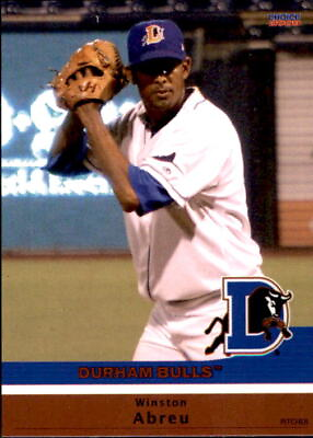#ad 2009 Durham Bulls Choice 4 Winston Abreu Greenville South Carolina Baseball Card $12.99