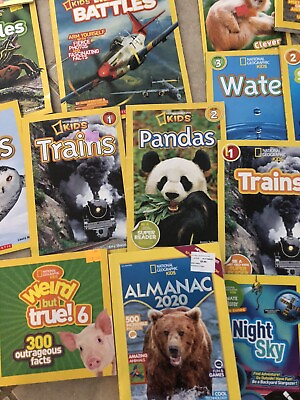 #ad Lot of 20 NATIONAL GEOGRAPHIC KIDS Early Readers Levels PRE 1 2 3 NATURE SCIENCE $39.00