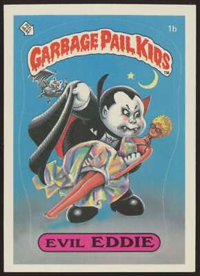 #ad 1985 Topps Garbage Pail Kids Series 1 Evil Eddie #1b Matte NM Near Mint $179.99