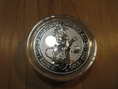 #ad #3 2020 Queen#x27;s Beast 2 oz Silver White Lion of Mortimer check the video $85.00