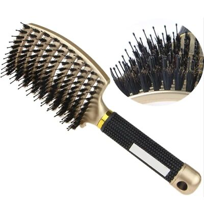 #ad Hair Brush Scalp Massage Combs Babies Kids Children Bristle Nylon Detangle Comb $12.95