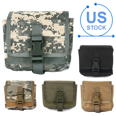 #ad Army Military Tactical Molle Pouches Waterproof for Outdoors Hiking Camping Bag $11.74