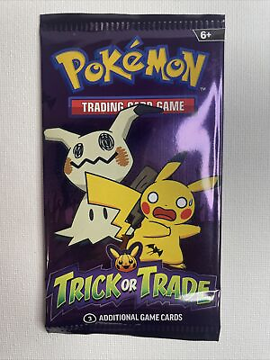 #ad Pokemon TCG Trick Or Trade 2023 Halloween 3 Card Mini Pack New Sealed  $1.25