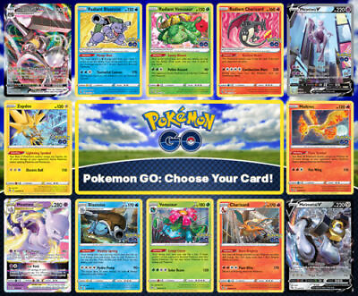 #ad 2022 Pokemon GO: Choose Your Card NM Reverse Holo Holo Rare Trainer Cards $1.50