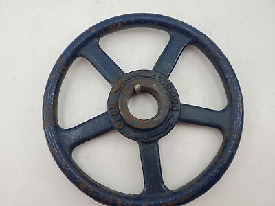 #ad Powell Industrial Valve Hand Wheel 10quot; Diameter Steampunk Cast Iron $25.00