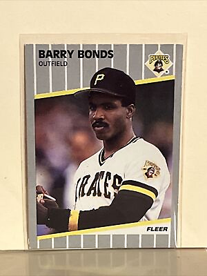 #ad Barry Bonds 1989 1992 Cards You Pick Pittsburgh Pirates $1.95