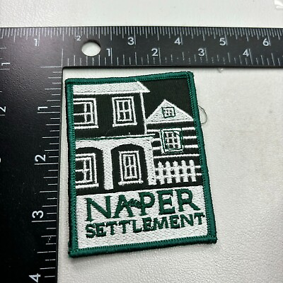 #ad Illinois Outdoor History Museum NAPER SETTLEMENT Patch 39LL $6.76