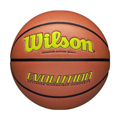 Wilson Evolution Game 29.5 inch Basketball Yellow $139.00