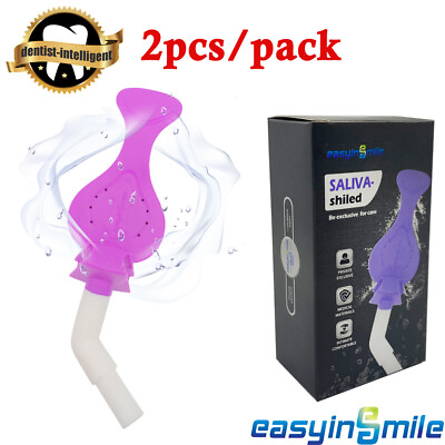 #ad Dental Mouthpiece Isolation Adapter Saliva Suction Tube Dryshield Isolite 2Pcs $19.99
