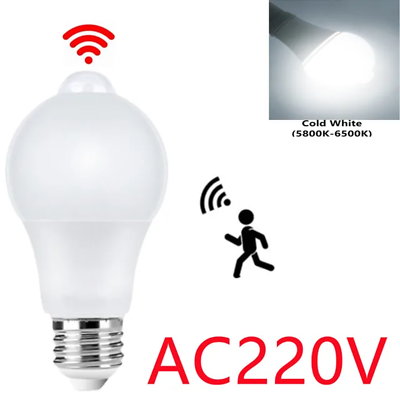 #ad AC220V 20W E27 LED Motion Sensor Bulb LED Lamp PIR Sensor Light Auto ON OFF Led $25.17