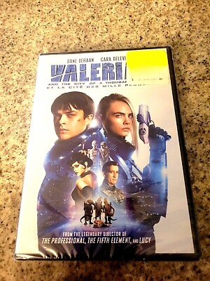 #ad Valerian And The City Of A Thousand Planets Sci Fi Brand New Sealed DVD $12.50