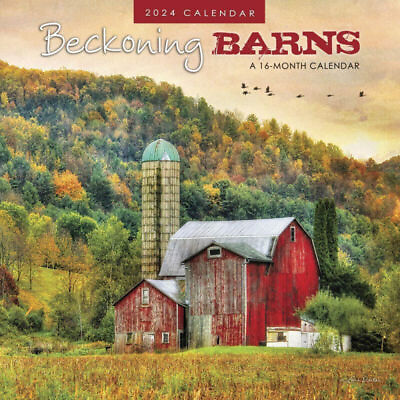 #ad Browntrout Beckoning Barns 2024 12 x 12 Wall Calendar w $16.99
