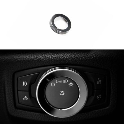 #ad For Ford F150 F 150 Trim Black Aluminum 2015 20 Headlight Switch Control Button $23.94