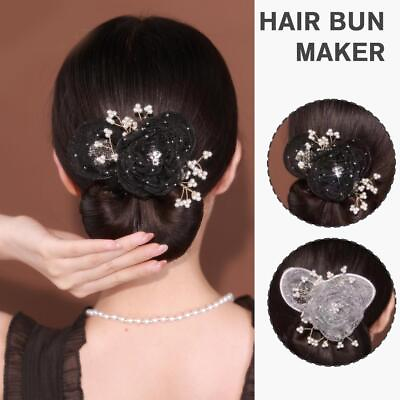 #ad Hair Accessories Hair Bun Maker Hair Styling Tool Hair Twist Maker Girl $3.15