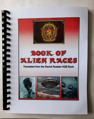 #ad Book Of Alien Races Blue Planet $24.95