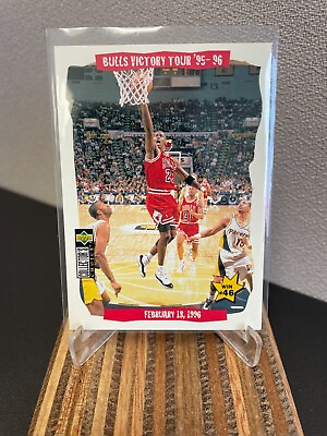 #ad 1996 Upper Deck #26 Bulls Victory Tour 95 96 Win #46 Michael Jordan Basketball $1.49