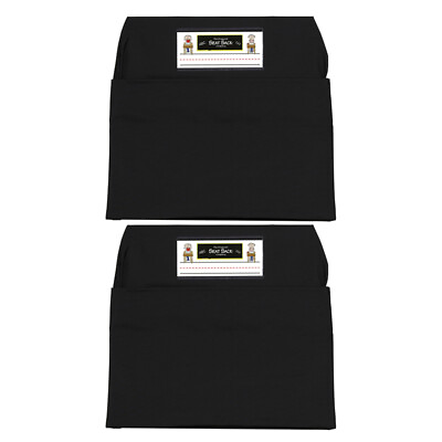 #ad Seat Sack® Seat Sack Large 17 inch Chair Pocket Black Pack of 2 SSK00117... $43.99
