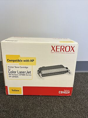 #ad Xerox Replacement Cartridge 6R1328 for CB402A YELLOW HP CB402A CP4005 series $22.00