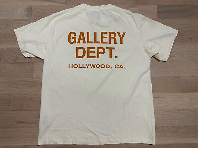 #ad NEW Gallery Dept. Souvenir Shirt Tee Cream Orange Men#x27;s Sz S XL $249.99