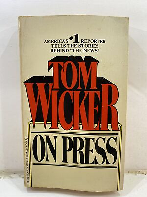 #ad On Press Tom Wicker 1979 Paperback $20.80