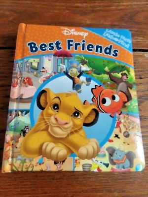 #ad Disney Best Friends Look amp; Find Little First Board Book Lion King Dumbo Pre own $5.00