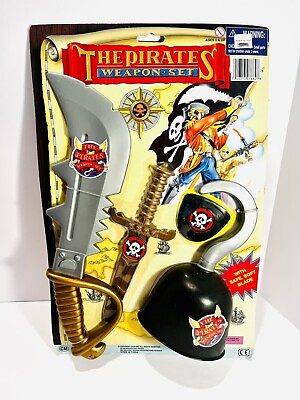 #ad Kids Pirate Costume Weapon Set New $8.49