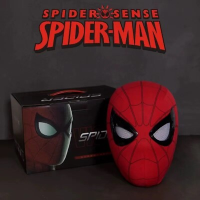 #ad Spider Man Homecoming Mask Control Blinking Eyes Helmet Cosplay Props Gift $35.00