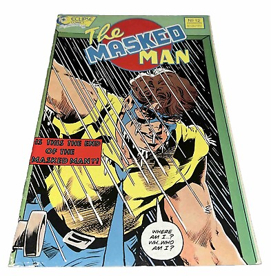 #ad The Masked Man #12 Comic Book 1988 Eclipse Comics $9.73