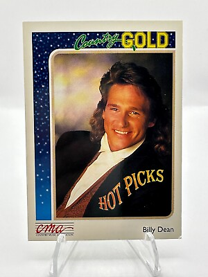 #ad 1992 CMA COUNTRY GOLD #4 BILLY DEAN TRADING CARD $3.19