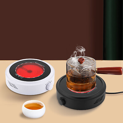 #ad 110V Electric Mini Stove Portable Hot Plate Coffee Milk Heater Black White NEW $43.05