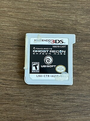 #ad Ghost Recon Shadow Wars Nintendo 3DS Authentic Tested Cartridge Only $13.75