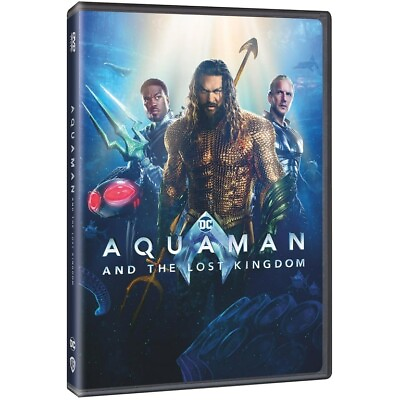 #ad AQUAMAN AND THE LOST KINGDOM DVD NEW Jason Momoa ‼️FREE SHIPPING $13.95